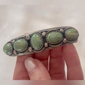 Gorgeous Vintage Navajo Native American Turquoise Bracelet.  Unsigned.
